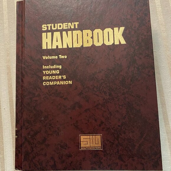 STUDENT HANDBOOK VOLUME TWO INCLUDING YOUNG READER'S COMPANION SOUTHWESTERN - Picture 1 of 11